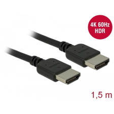 DELOCK Prémium HDMI kábel 4K 60 Hz 1,5 m kábel és adapter