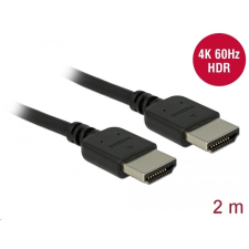 DELOCK Prémium HDMI kábel 4K 60 Hz 2 m (85217) (delock-85217) kábel és adapter