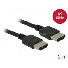 DELOCK Prémium HDMI kábel 4K 60 Hz 2 m (DL85217) kábel és adapter