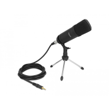 DELOCK Professzionális számítógépes megosztásra használható (podcast) mikrofon XLR konnektorral és 3 mikrofon