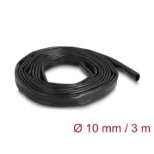 DELOCK PVC szigetelő borító cső 3mx10mm fekete (19009) asztali számítógép kellék