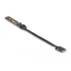  Delock Riser kártya NVMe M.2 kulcs A+E apa - kulcs M csatlakozási felület 20 cm-es kábellel