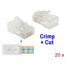 DELOCK RJ45 apa Cat.5e UTP 20 darab, krimpel és vág típus egyéb hálózati eszköz