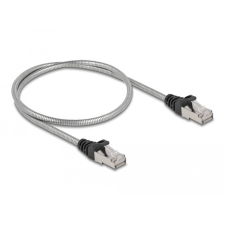 DELOCK RJ45, fém borítású kábel Cat.6A U/FTP, 0,5 méter kábel és adapter