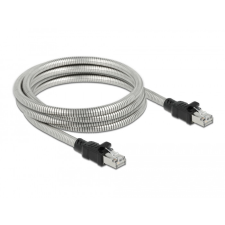 DELOCK RJ45, fém borítású kábel Cat.6A U/FTP, 5 méter kábel és adapter