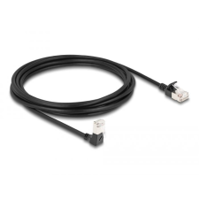 DELOCK RJ45 hálózati kábel Cat.6A S/FTP 3m fekete (80307) (DE80307) kábel és adapter