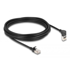 DELOCK RJ45 hálózati kábel Cat.6A S/FTP 5m fekete (80290) (DE80290) kábel és adapter