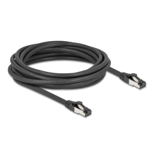 DELOCK RJ45 hálózati kábel Cat.8.1 S/FTP 5 m fekete kábel és adapter