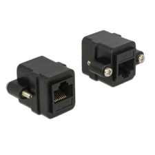 DELOCK RJ45 jack > RJ45 jack panel-mount Cat.6 UTP Adapter (85124) mobiltelefon kellék
