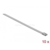 DELOCK Rozsdamentes Acél Kábelkötegek Hossza 300 x Szélesség 7,9 mm 10 db. (DL18772)