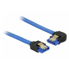 DELOCK - SATA3 EGYENES/BAL kék kábel 20cm - 84983 kábel és adapter
