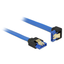 DELOCK - SATA3 EGYENES/LE kék kábel 10cm - 85088 kábel és adapter