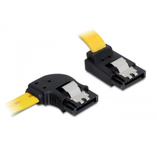Delock SATA 6 Gb/s bal / fel kábel, fém, 50 cm kábel és adapter