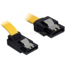 DELOCK SATA 6 Gb/s fel /egyenes kábel, fém, 50 cm (DL82810) kábel és adapter