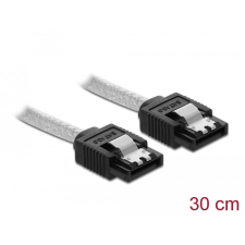 DELOCK SATA 6 Gb/s kábel 30 cm áttetsző kábel és adapter