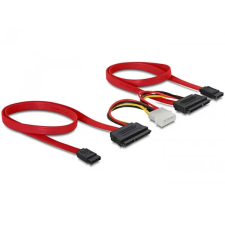 DELOCK SATA All-in-One cable for 2x HDD (84239 ) kábel és adapter