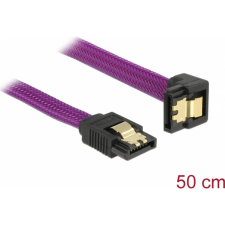 DELOCK SATA cable 6 Gb/s 50 cm down / straight met kábel és adapter