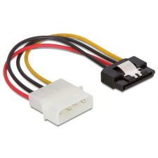 DELOCK SATA HDD (apa, fém kapoccsal) 4 tűs Molex (apa, egyenes) hálózati kábel kábel és adapter