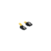 DELOCK SATA-Kabel SATA III -> SATA up St/St 0.50m gelb Clips (82810)