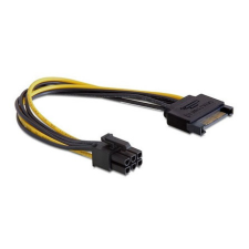  Delock SATA Power -&gt; Power 6pin PCI-E M/F adapter kábel és adapter