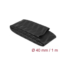 DELOCK Schrumpfschlauch X-Muster rutschfest 1m x 40mm Black (19602) kábel és adapter