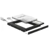 DELOCK Slim SATA 5,25" Installation Frame for 1 x 2,5" SATA HDD up to 9,5mm