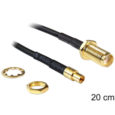 DELOCK SMA jack &gt; MMCX jack, 200 mm kábel és adapter