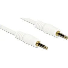 DELOCK Stereo 3.5 mm 4 pin plug > plug 2 m (83441) audió/videó kellék, kábel és adapter