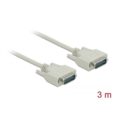 DELOCK Sub-D15-ös soros kábel apa-apa 3m (85977) (DE85977) kábel és adapter