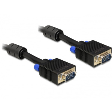 DELOCK SVGA, 5 méteres (apa-apa) hosszabbító kábel (82559) kábel és adapter