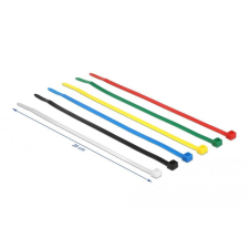 DELOCK színes kábelkötegelő hossza: 200mm, szélesség: 3,6mm, 100db (18626) kábel és adapter