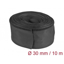DELOCK Szőtt tépőzáras karmantyú 10 m x 30 mm-es, fekete villanyszerelés