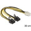 DELOCK tápkábel PCI Express VGA kártyához (1 x 6 pin / 2 x 6/8 pin)
