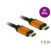 DELOCK Ultra nagy sebességű HDMI kábel 48 Gbps 8K 60 Hz 1,5 m /85728/ (delock-85728)