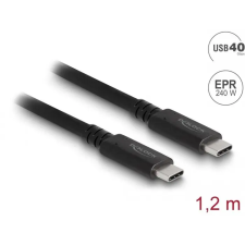 DELOCK USB4 (Gen 3x2) 40 Gbps koaxiális kábel 1,2 m (80009) (del80009) kábel és adapter