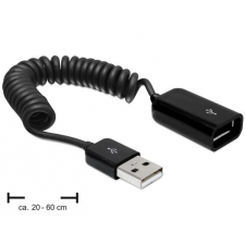 DELOCK USB 2.0-A hosszabbító kábel / anya spirál kábel kábel és adapter