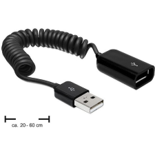 DELOCK USB 2.0-A hosszabbító kábel / anya spirál kábel (83163) kábel és adapter