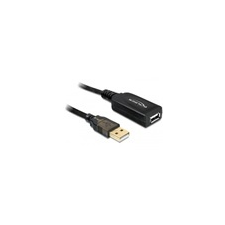 DELOCK USB 2.0 aktív hosszabbító kábel A-A 15 m kábel és adapter