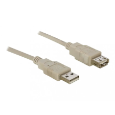 DELOCK USB 2.0 hosszabbító kábel A/A 3 m kábel és adapter