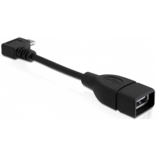 DELOCK USB 2.0 micro OTG kábel 11cm 83104 kábel és adapter