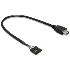 DELOCK USB 2.0 > USB mini apa kábel 30 cm (83170) (83170) kábel és adapter