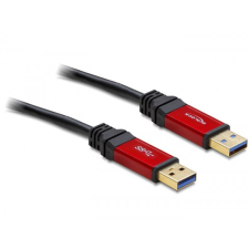 DELOCK USB 3.0-A apa / apa kábel, 2 m prémium kábel kábel és adapter