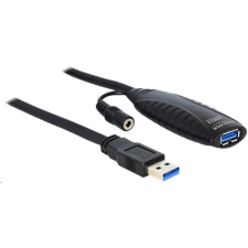 DELOCK USB 3.0 hosszabbító kábel, aktív 10 m (83415) kábel és adapter