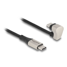 DELOCK USB-A 2.0 - USB-C PD kábel 1m (88159) (del88159) kábel és adapter