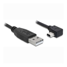 DELOCK - USB A USB mini B 5pin M/M adatkábel 2m 90° - 82682 kábel és adapter