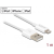 DELOCK USB adat- és töltőkábel iPhone , iPad és iPod készülékhez fehér 1 m