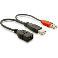 DELOCK USB data- and power cable 22,5cm (65306) kábel és adapter