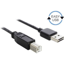 DELOCK USB kábel [1x USB 2.0 dugó A - 1x USB 2.0 dugó B] 1 m Fekete Delock 1007846 kábel és adapter