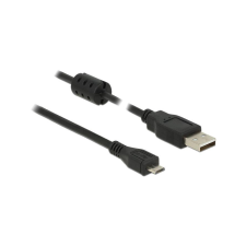 DELOCK USB Kabel A -> Micro-B St/St 5.00m schwarz (84910) kábel és adapter