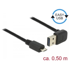 DELOCK USB Micro USB Átalakító Fekete 50cm 85203 kábel és adapter